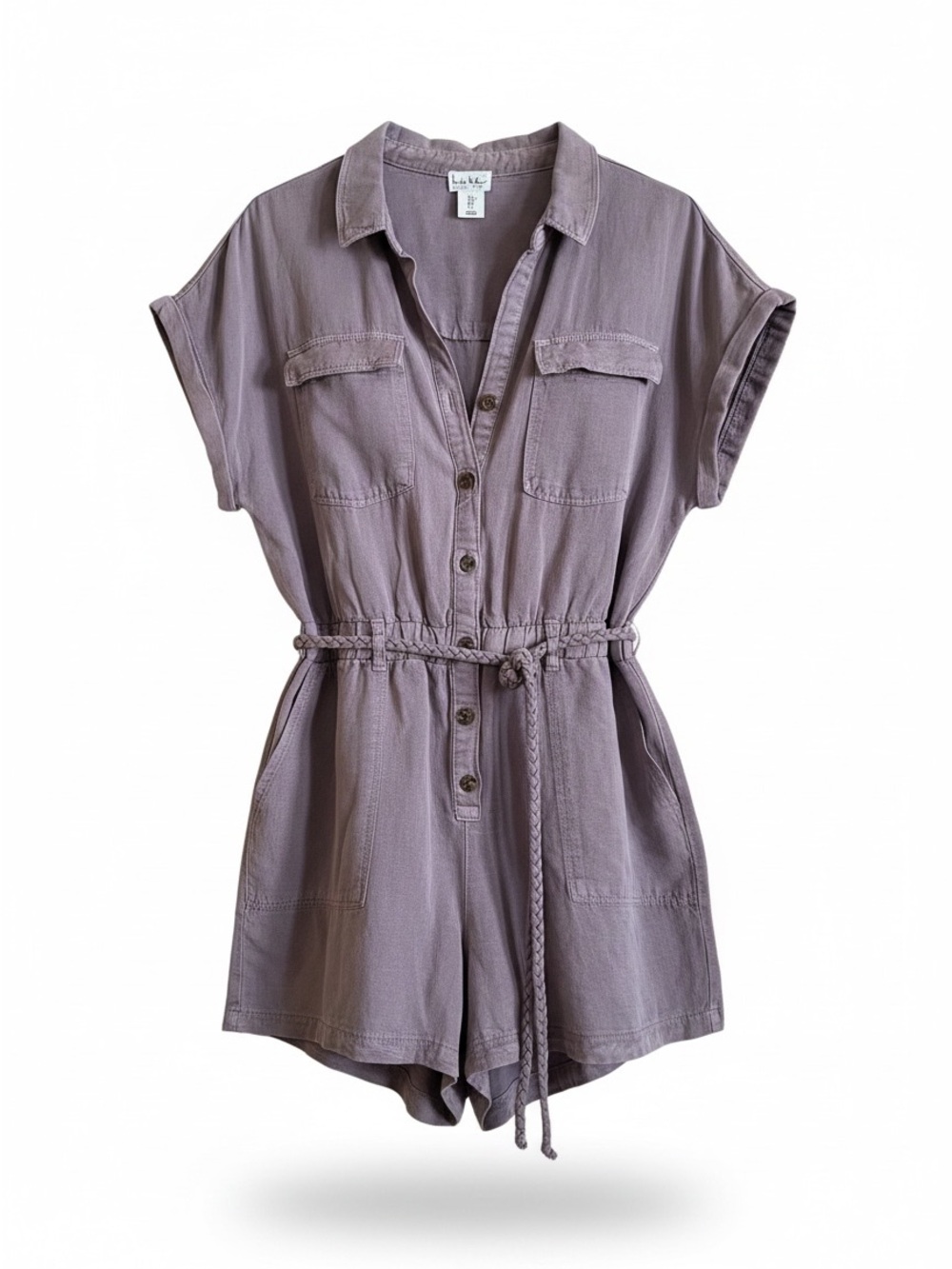 Nicole Miller Mauve Utility Romper